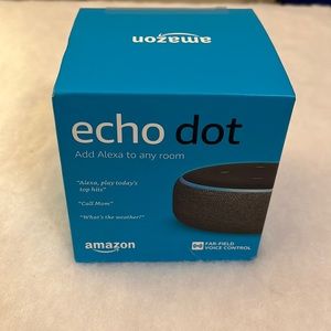 NWT. 3rd generation echo dot. Still in box, never opened
